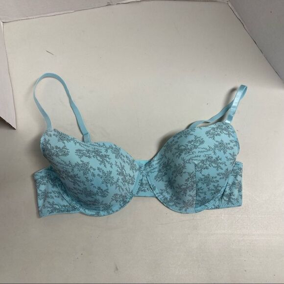 Blue/Green& gray Padded Bra Size 38C‎ - Picture 7 of 8